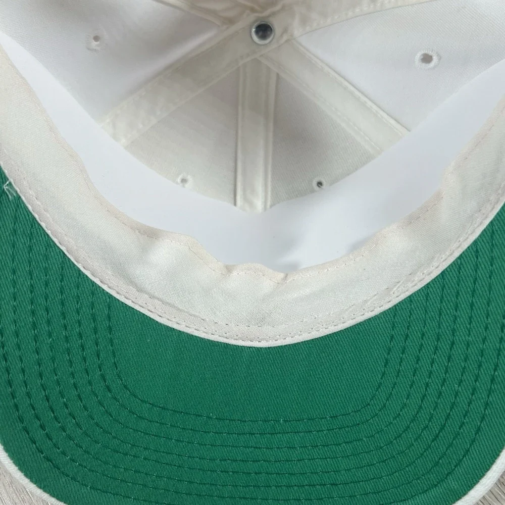 VTG Notre Dame Fighting Irish Soccer Snapback Hat College White Bar Line Cap USA